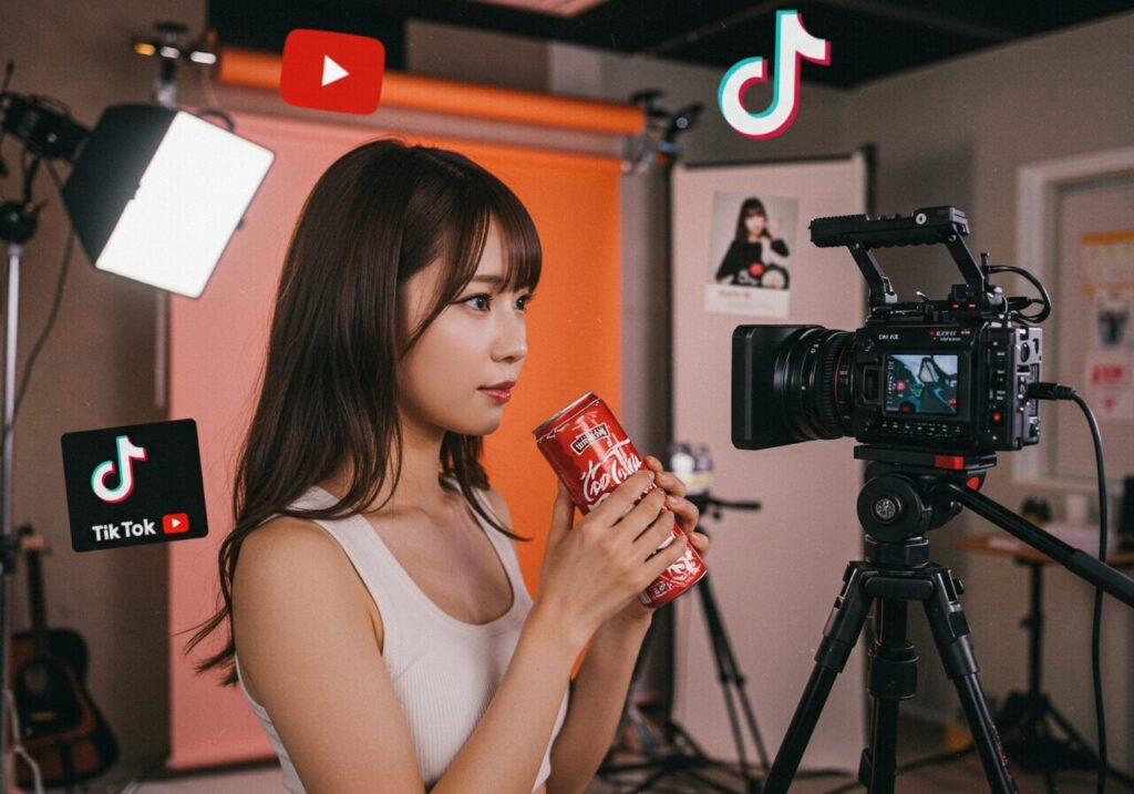 精力剤 広告 モデルの人気と動画事情
